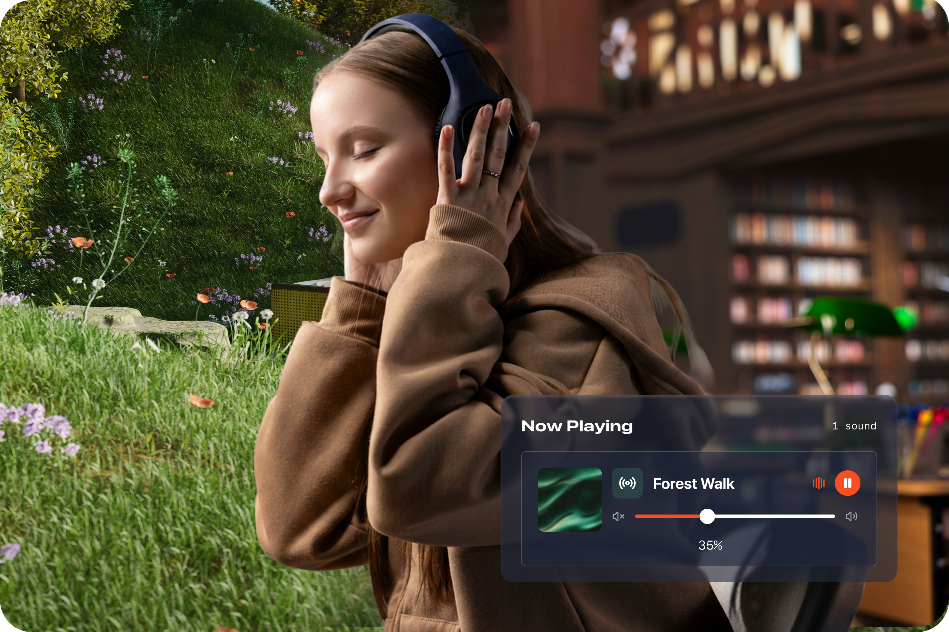 Listening to SoundLax while studying
